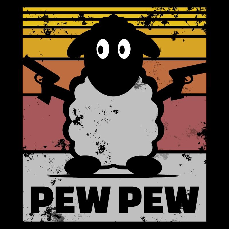 Mouton Noir Pew Pew Vintage Design