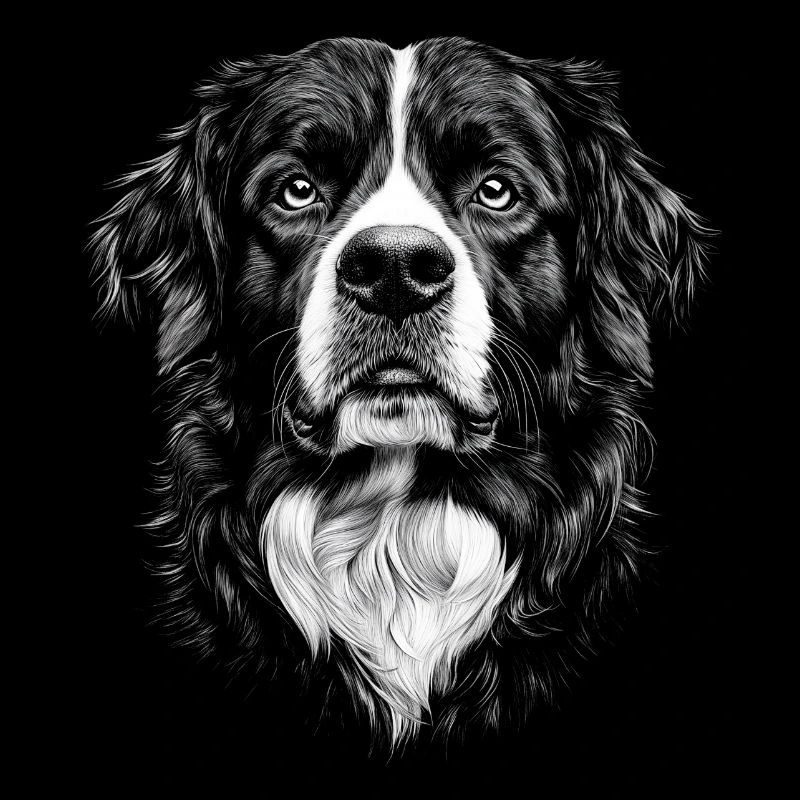 Bouvier Bernois Portrait Chien Chien