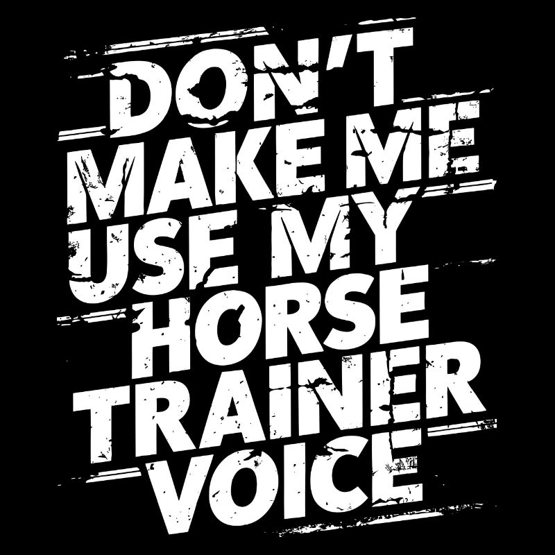 Reittrainer Humor mit Stil und Durchsetzungskraft
