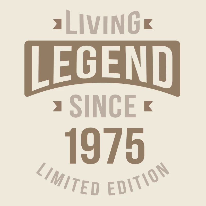 Living Legend Since 1975 50th Birthday Gift