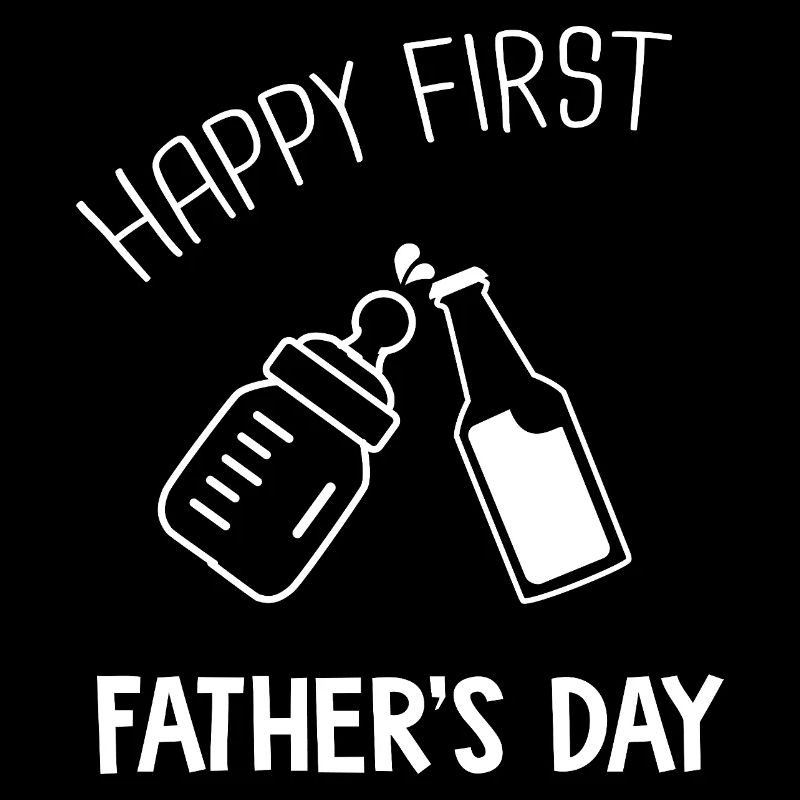 First Father's Day Gift Baby Daddy Beer