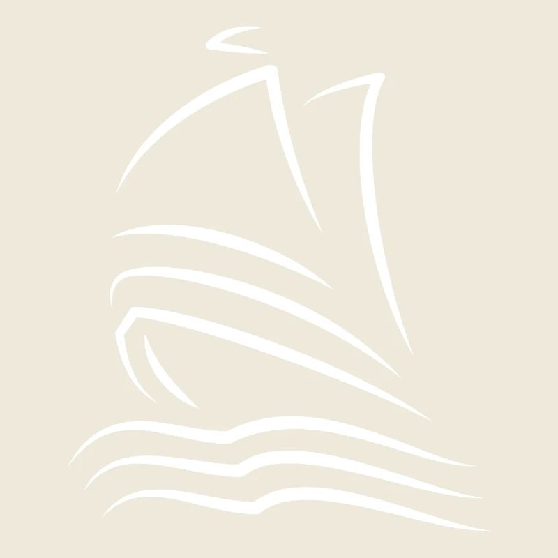 Minimalistisches Stretch-Segelschiff