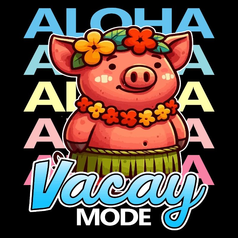 Mode Vacances Cochon Tropical