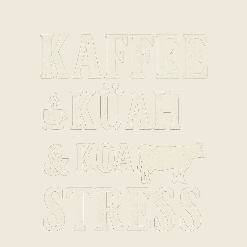 Kaffee Kuh Stress
