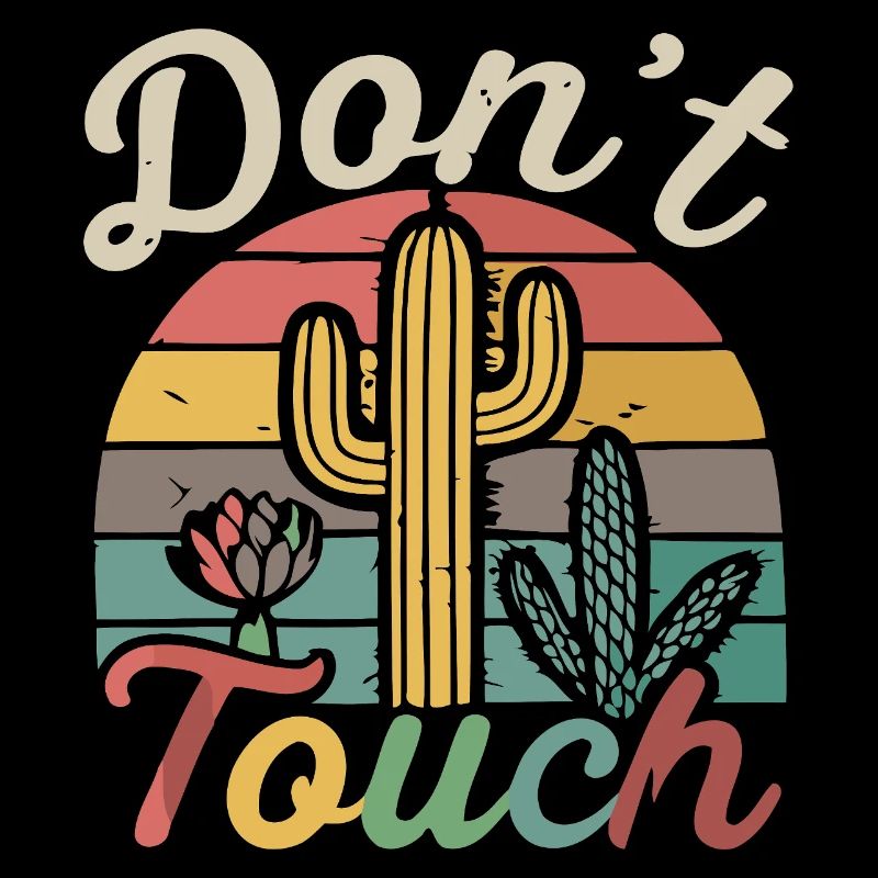 Don't Touch Cactus Rétro