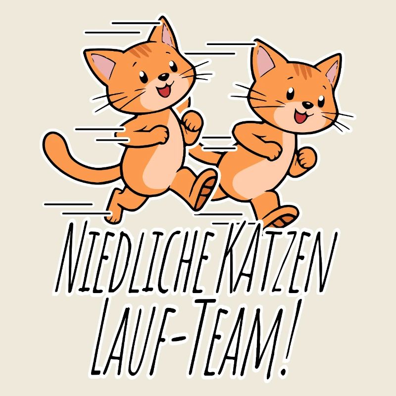 Équipe de course des chats mignons !