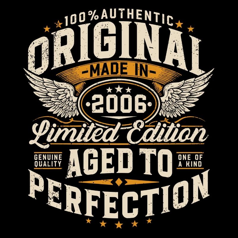 Anniversaire vintage original 2006