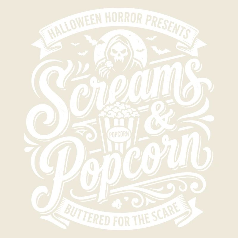 Cris & Popcorn : design effrayant