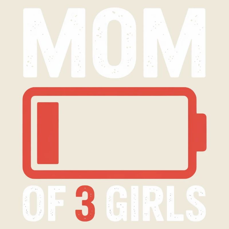 Batterie der Mutter von 3 Mädchen