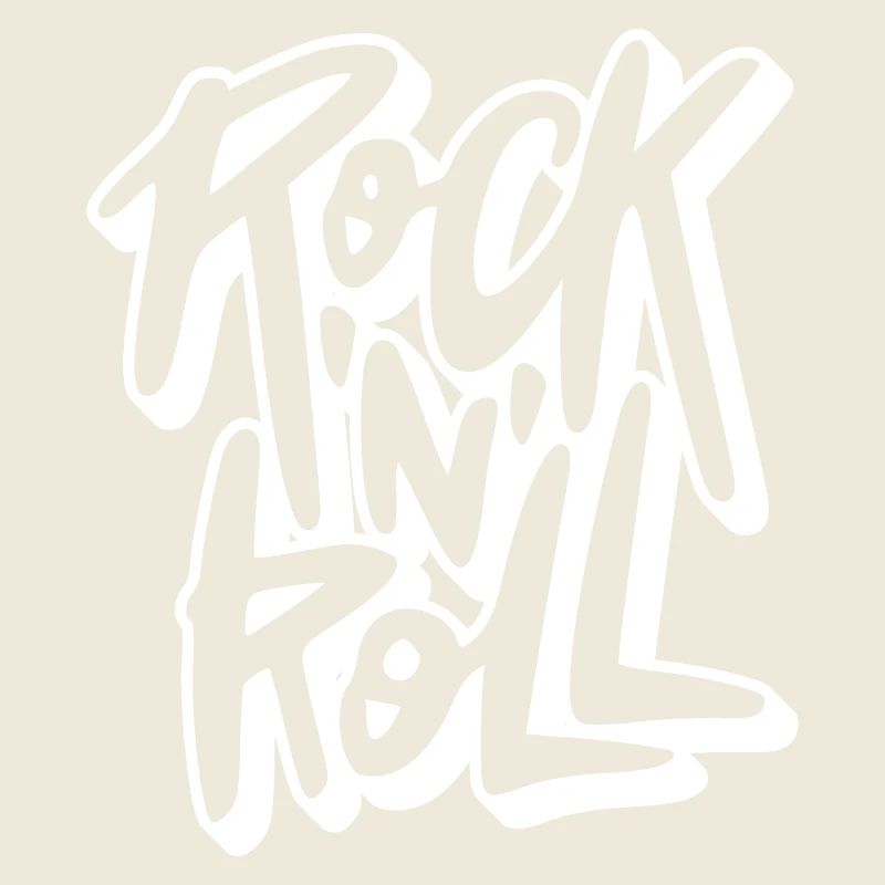 Texte de graffiti rock 'n' roll