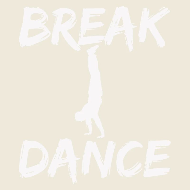 Breakdance Silhouette Motiv