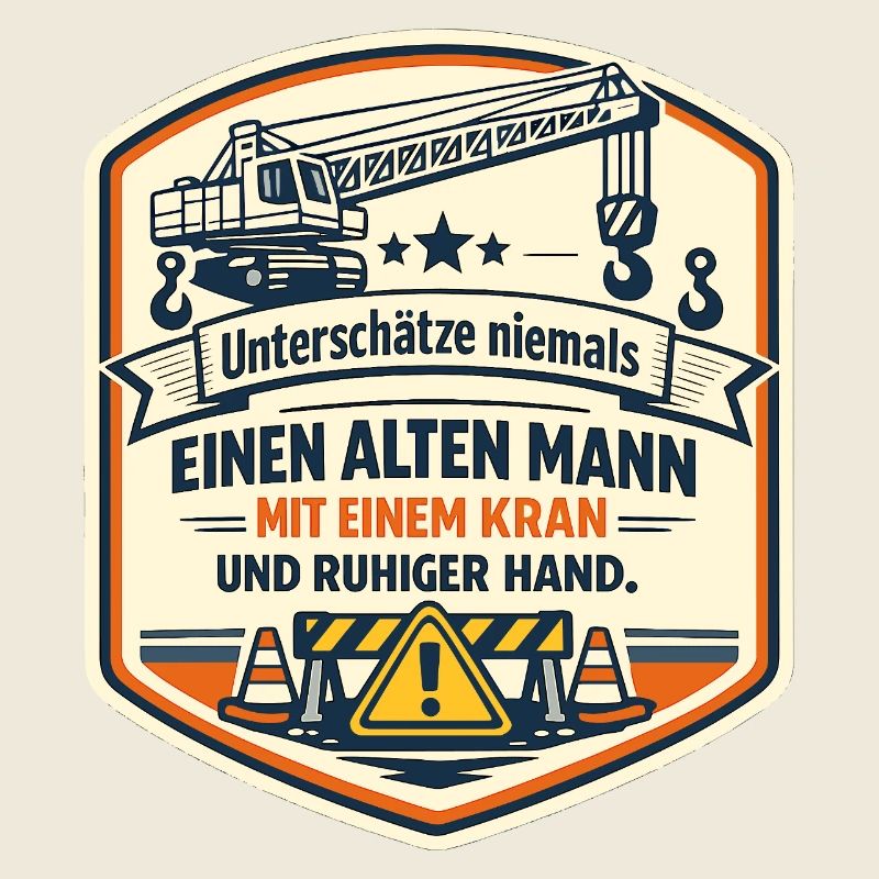 Kranmeister Alter Mann Patch