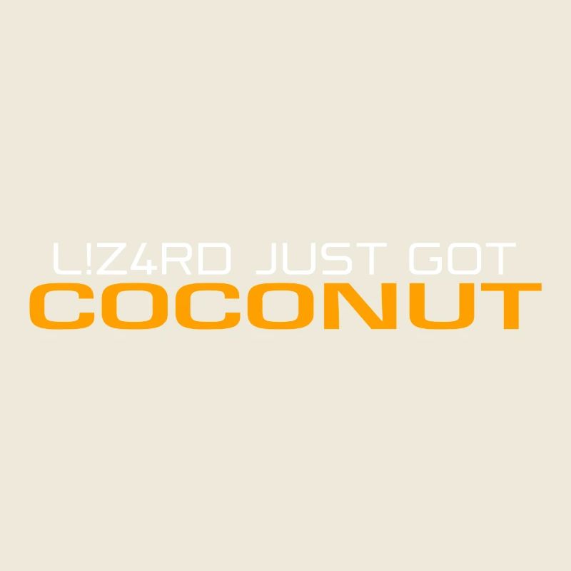 Lizard Just Got Coconut