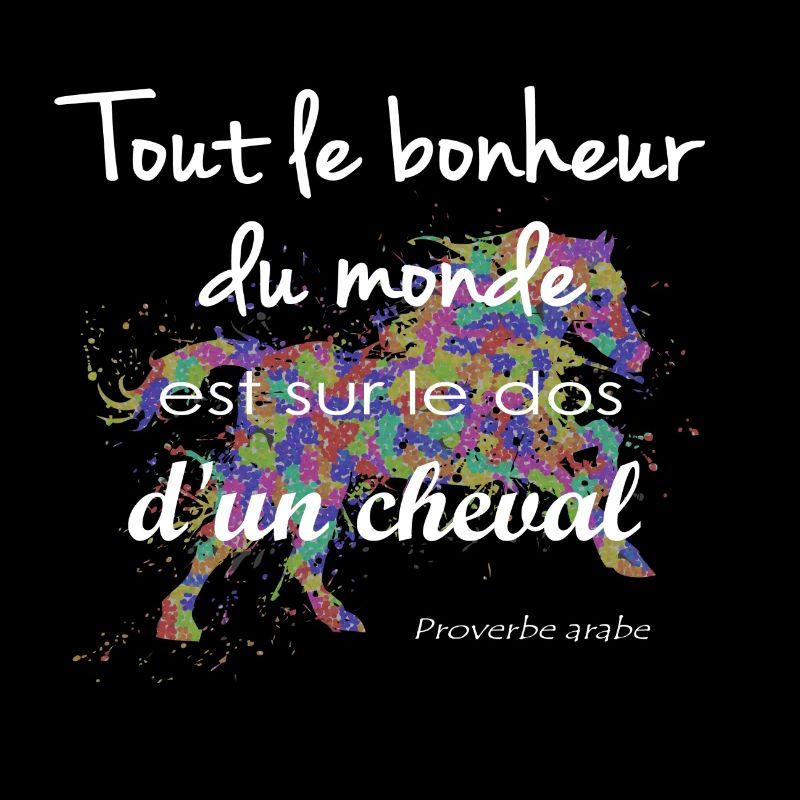 Tout le bonheur du monde sur le dos d'un cheval