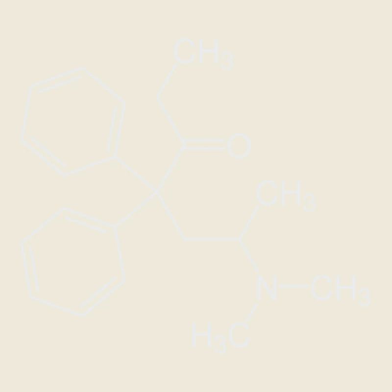 Methadon Strukturformel