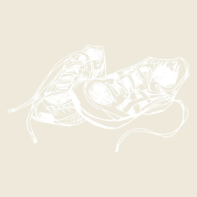 Hand Drawn Sneaker Sketch