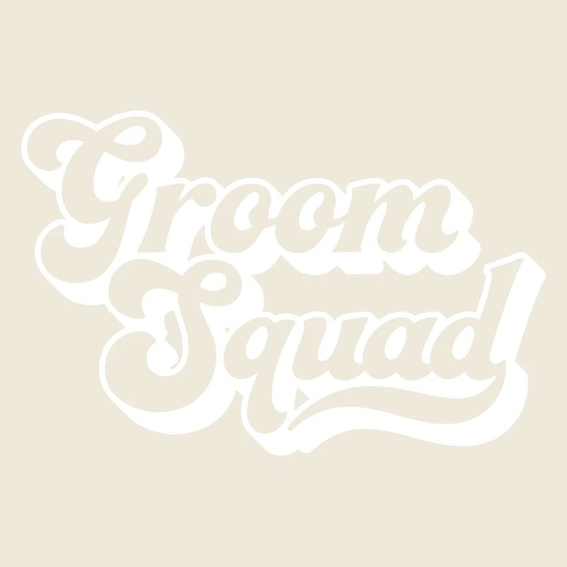 Groom Squad Junggesellenabschied Männer Matching Crew Gruppe