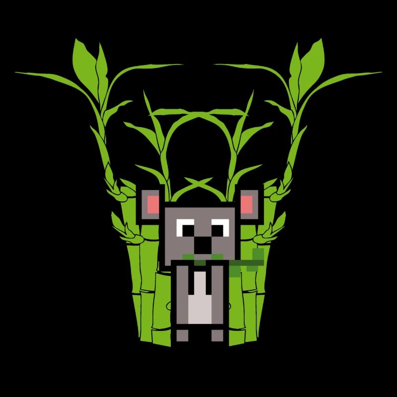 Koala frisst Bambus