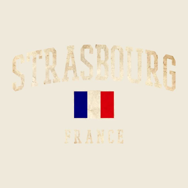 Straßburg - Frankreich Flagge