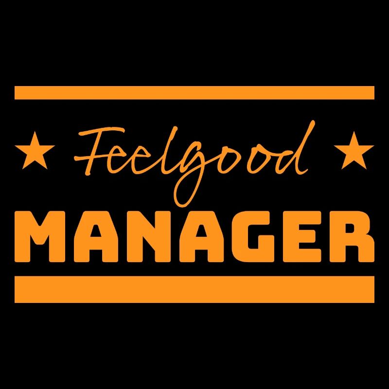 Tshirt Feelgood Manager Étoiles orange
