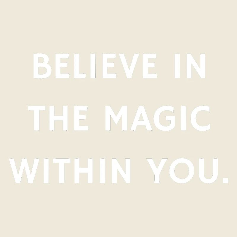 Empowering Inner Magic Typography Design