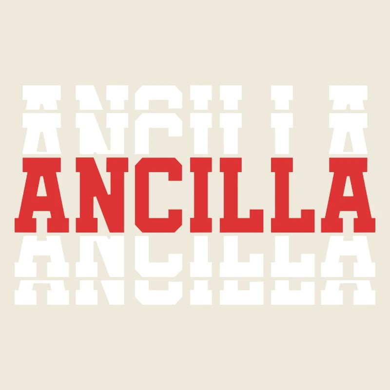 Girl Name Ancilla stacked gift idea