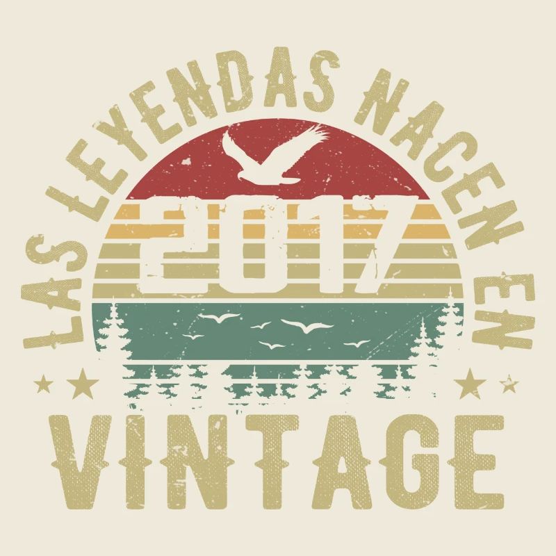 Legenden werden geboren 2017 Geburtstagsgeschenk 2017