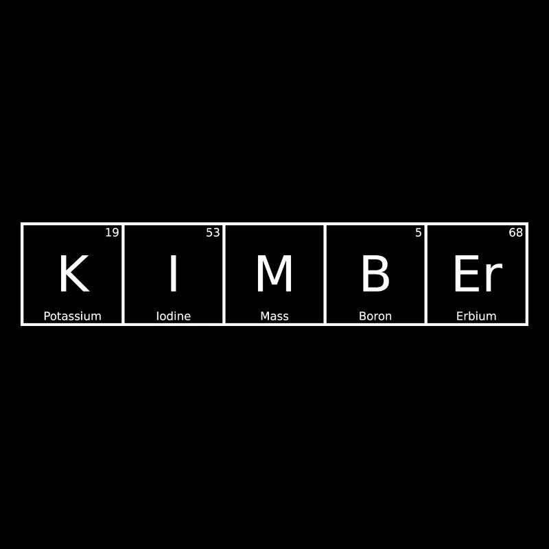 Kimber Name Vorname Chemie Periodensystem Elemente