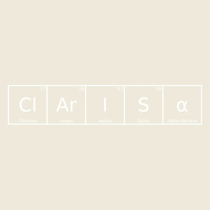 Clarisa Name Vorname Chemie Periodensystem Element