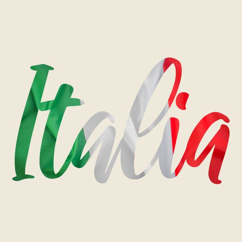 Couleurs du drapeau du ruban d’Italie
