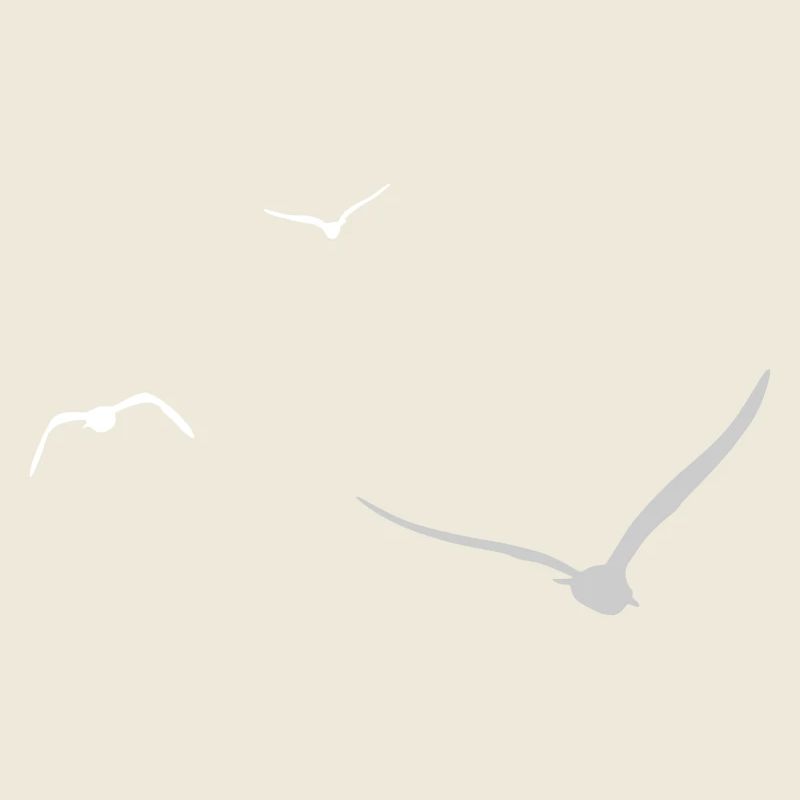 Drei Möwen | Möwe | Farben einstellbar