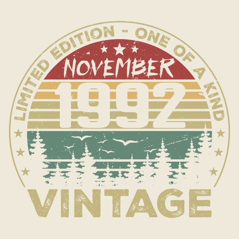 November 1992 Vintage Gift - Born November 1992