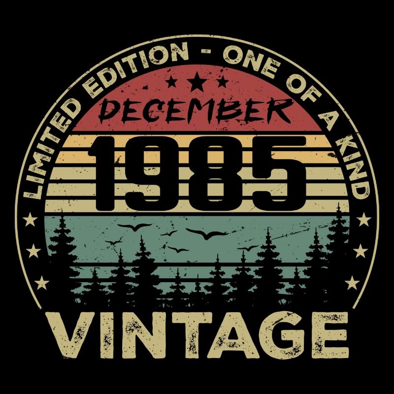 Retro Vintage Dezember 1985 Geburtstagsgeschenk