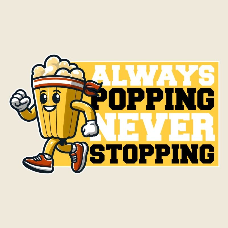 ALWAYS POPPING NEVER STOPPING - POPCORN