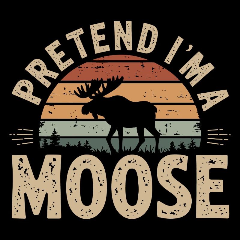 Witziger Elch-Spruch