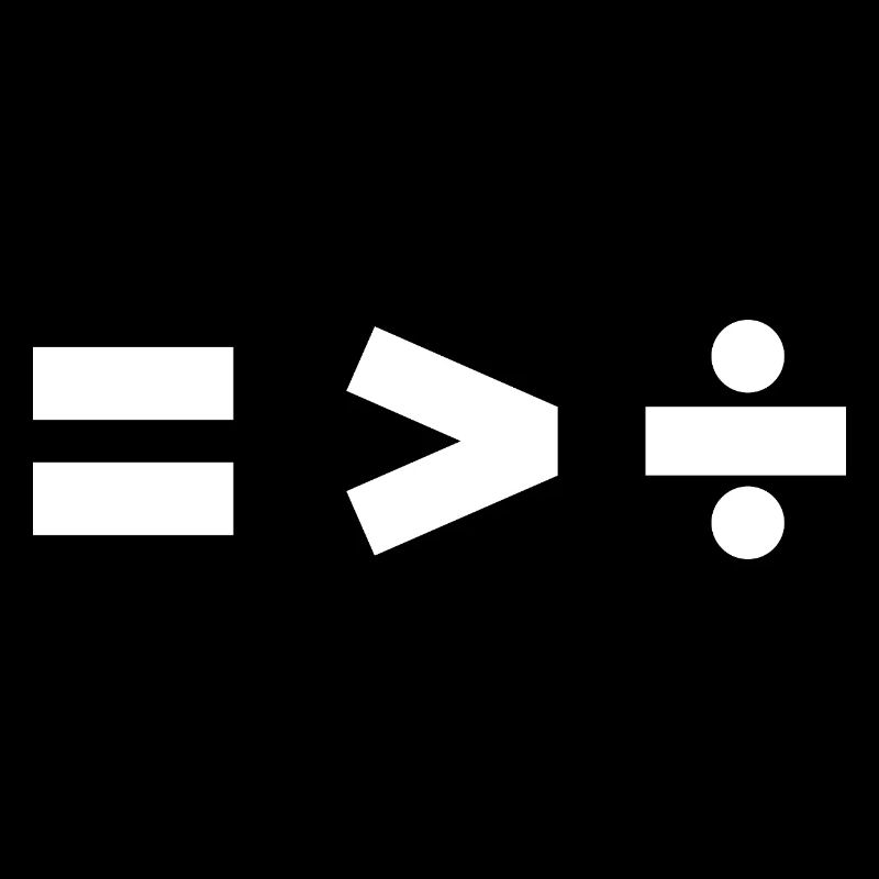Minimalist Math Symbol Design