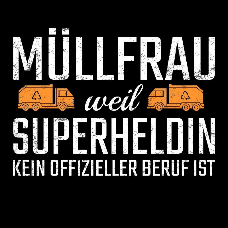 Müllfrau Superheldin