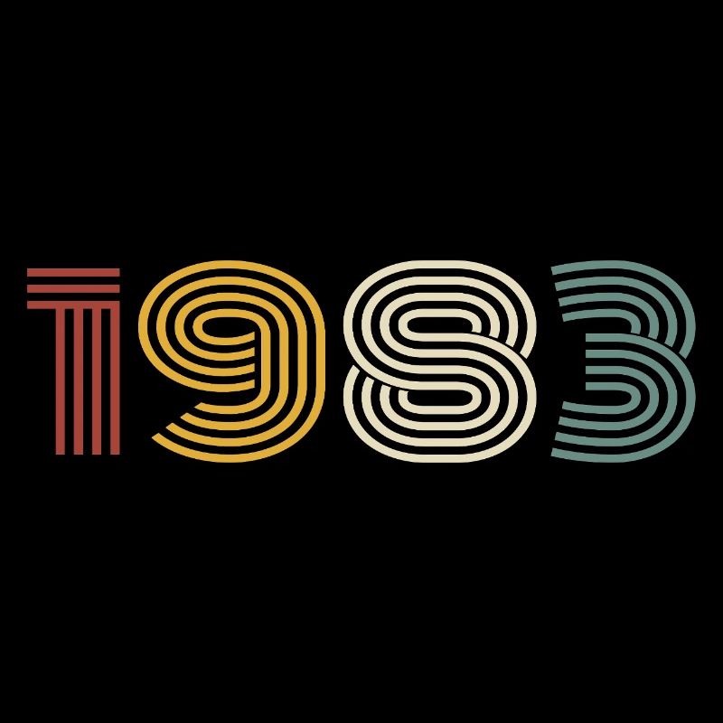 1983 Retro Style 1983 Geburtstag 1983 Vintage