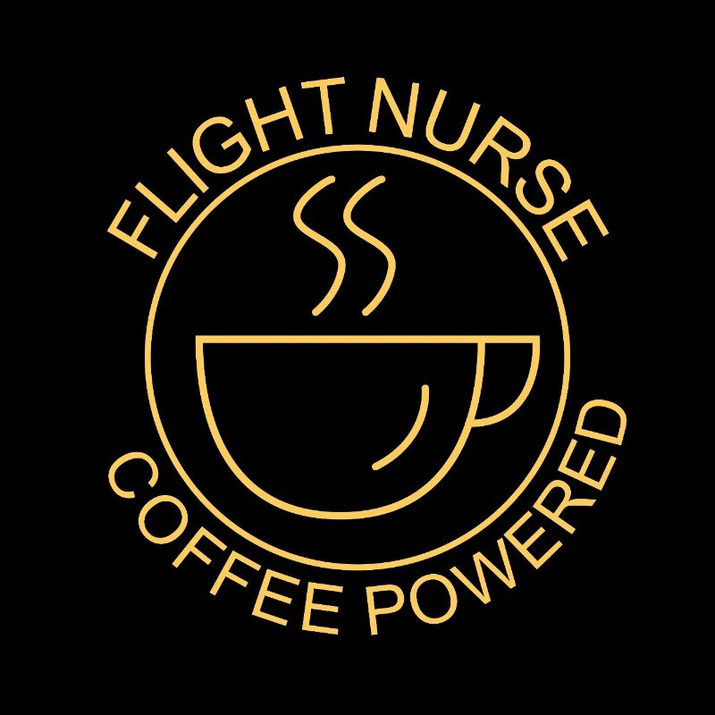 Flight Nurse Coffee Powered Luftrettung