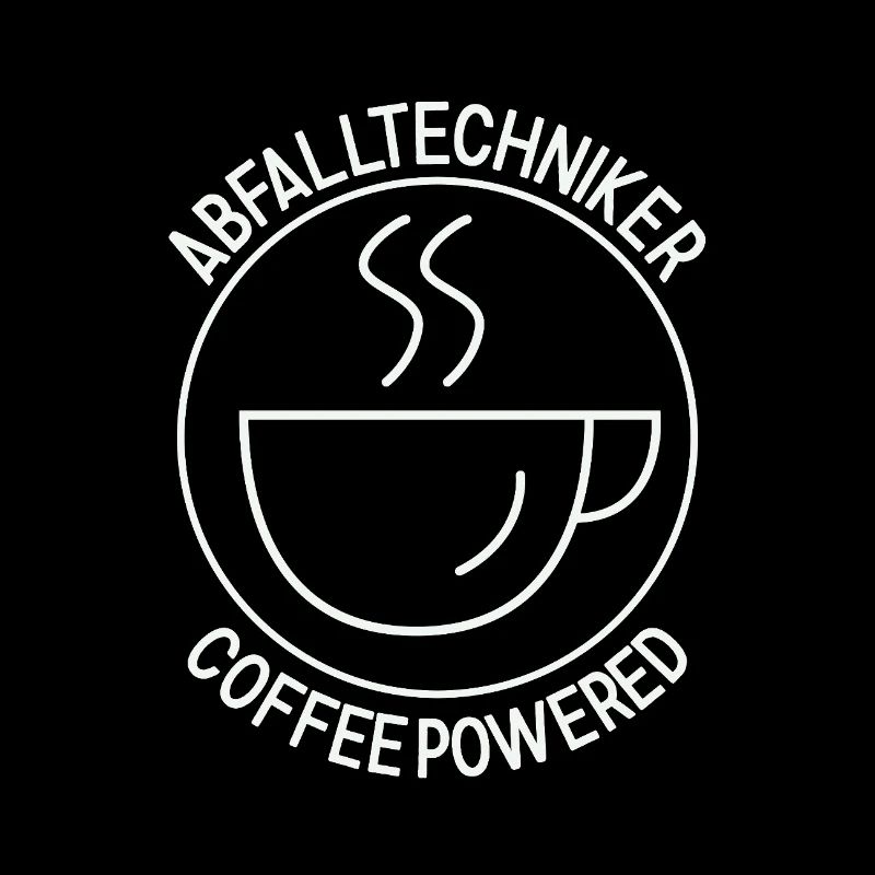 Abfalltechniker Coffee Powered