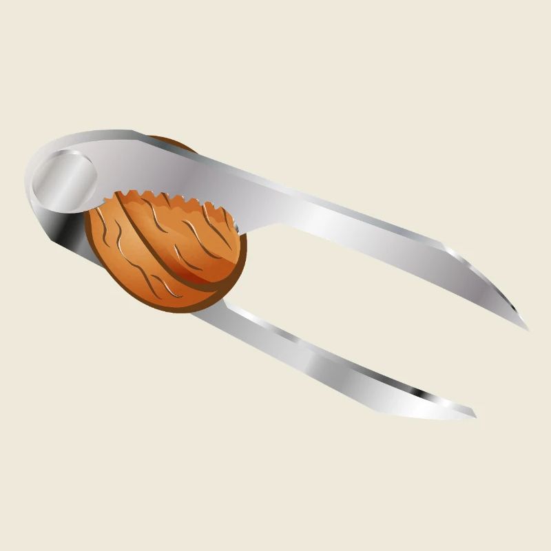 Noyer dans un casse-noisette – motif classique de Noël