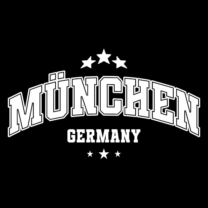 Munich Germany Vintage Style College