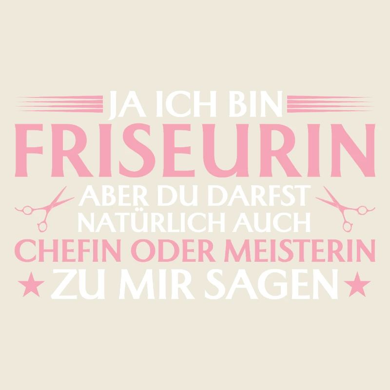 Friseurin Chefin oder Meisterin