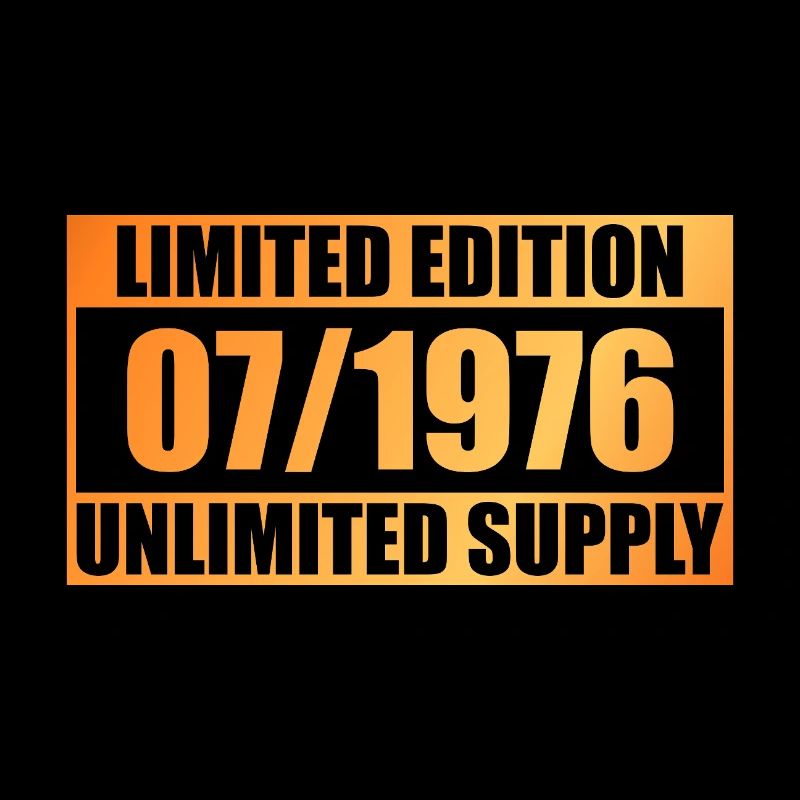 50th Anniversary Limited Edition - ꝏ Supply 07/1976