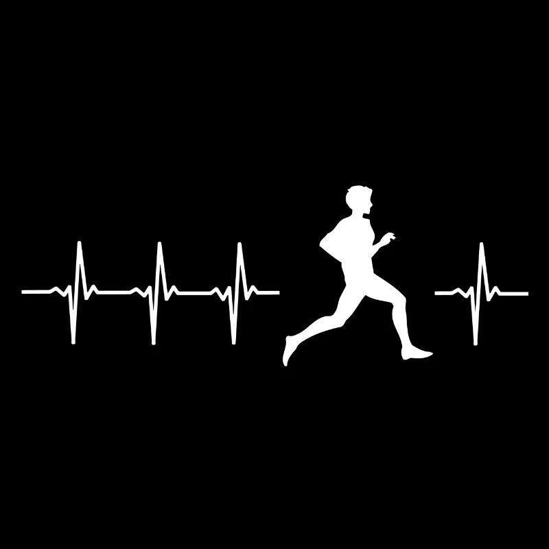 I love running (running heartbeat)