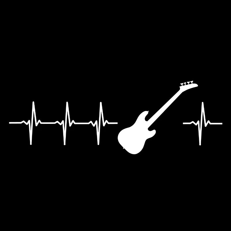Ich liebe E-Gitarre (Gitarre Herzschlag)