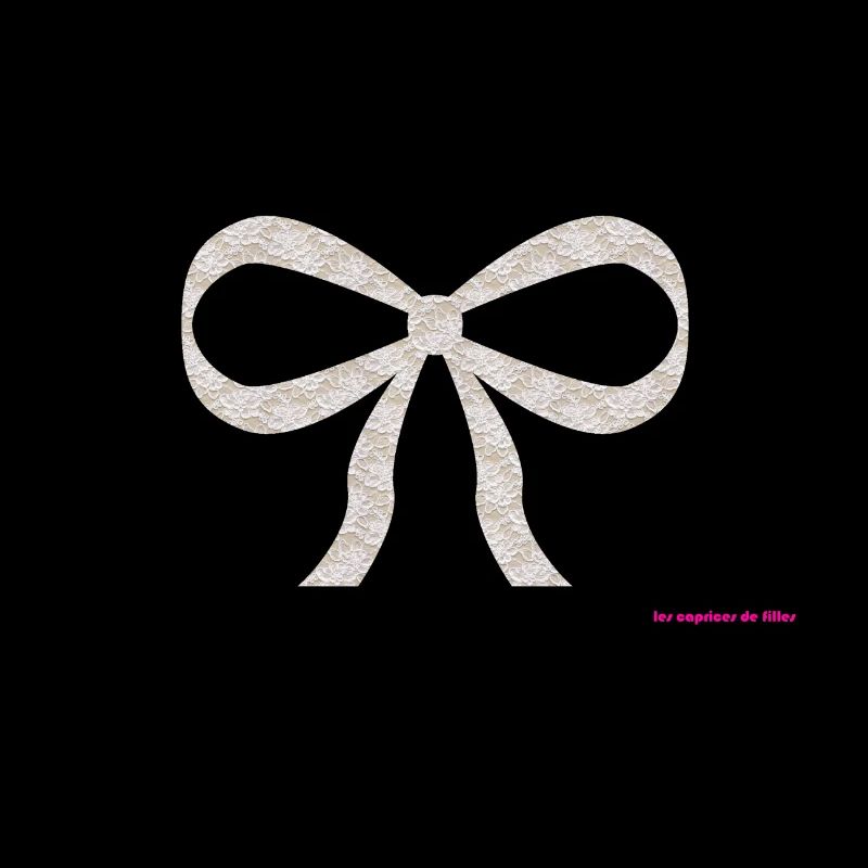 Noeud Dentelle Blanche Romantique