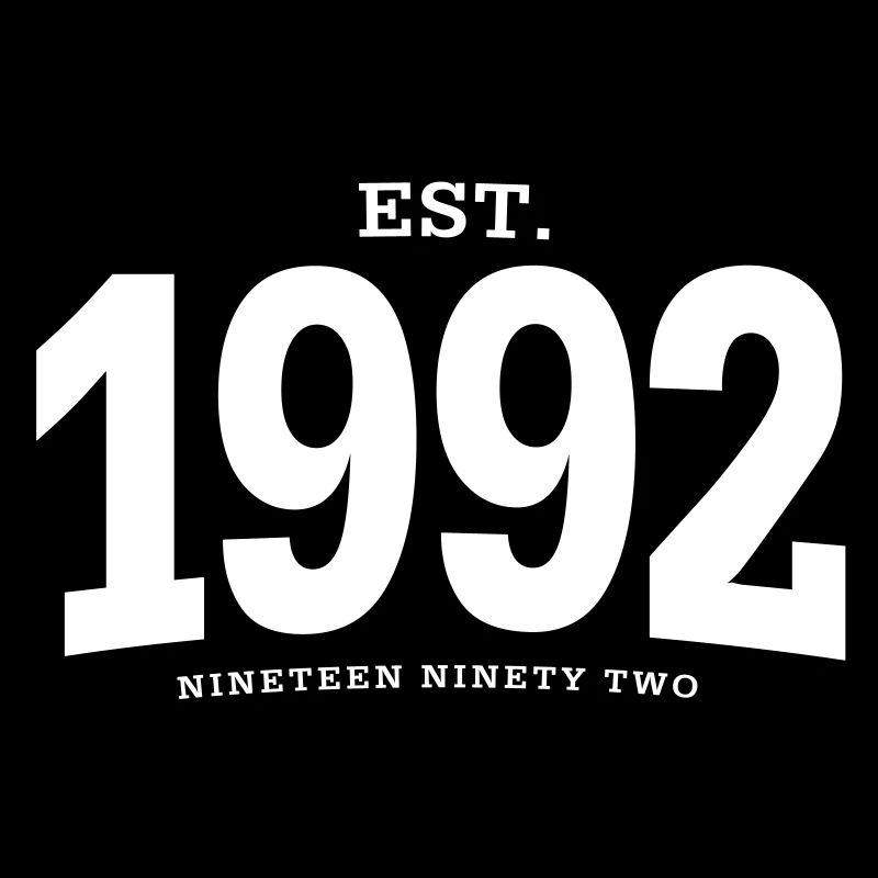 EST. 1992 Nineteen Ninety Two
