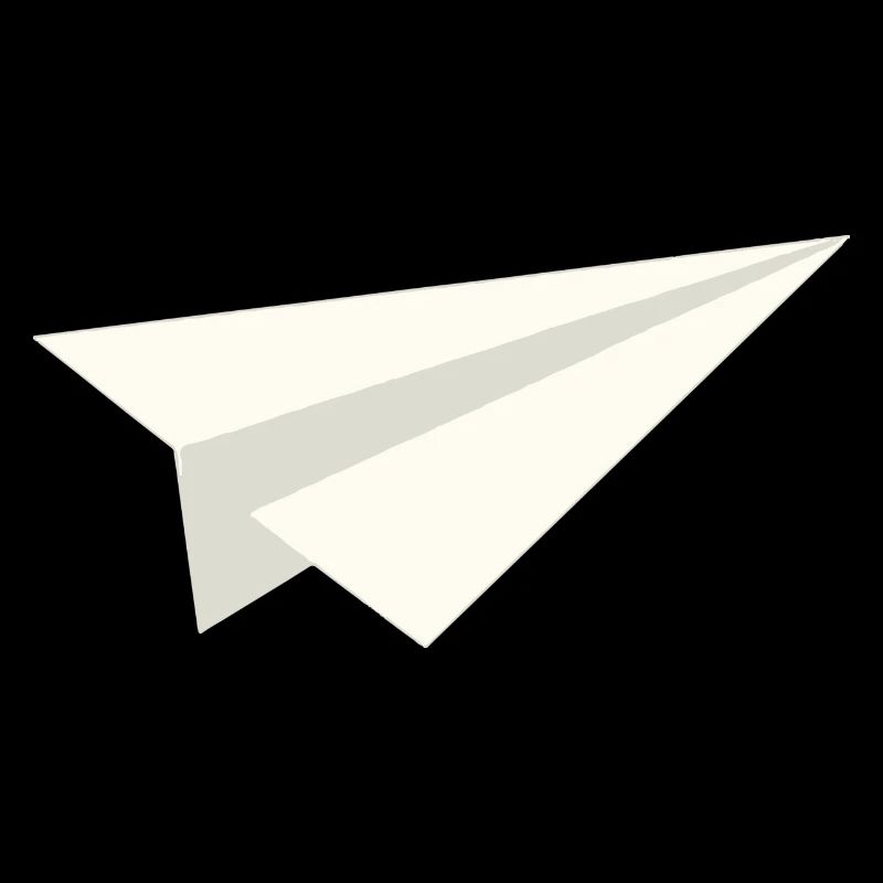 Klassische Papierflugzeug