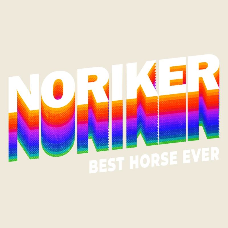 Noriker Pferde Design / Geschenkidee